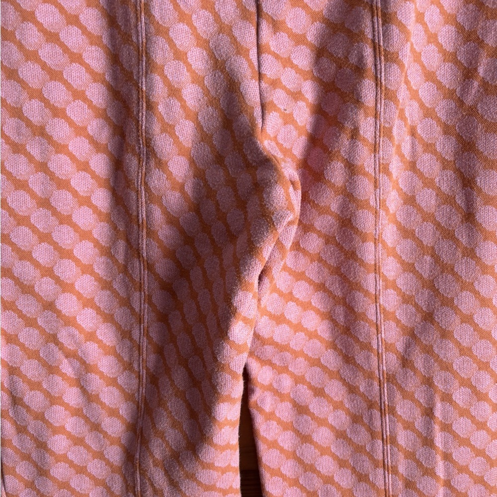 Anthropologie Maeve the Margot Kick-Flare Pants in Pink Print Size Medium - Picture 4 of 5